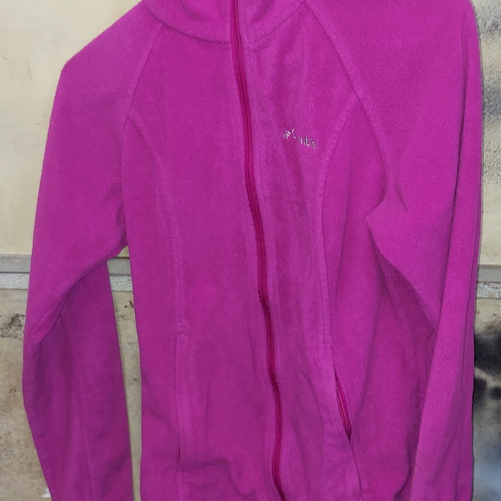 Columbia Vibrant Pink Fleece Jacket